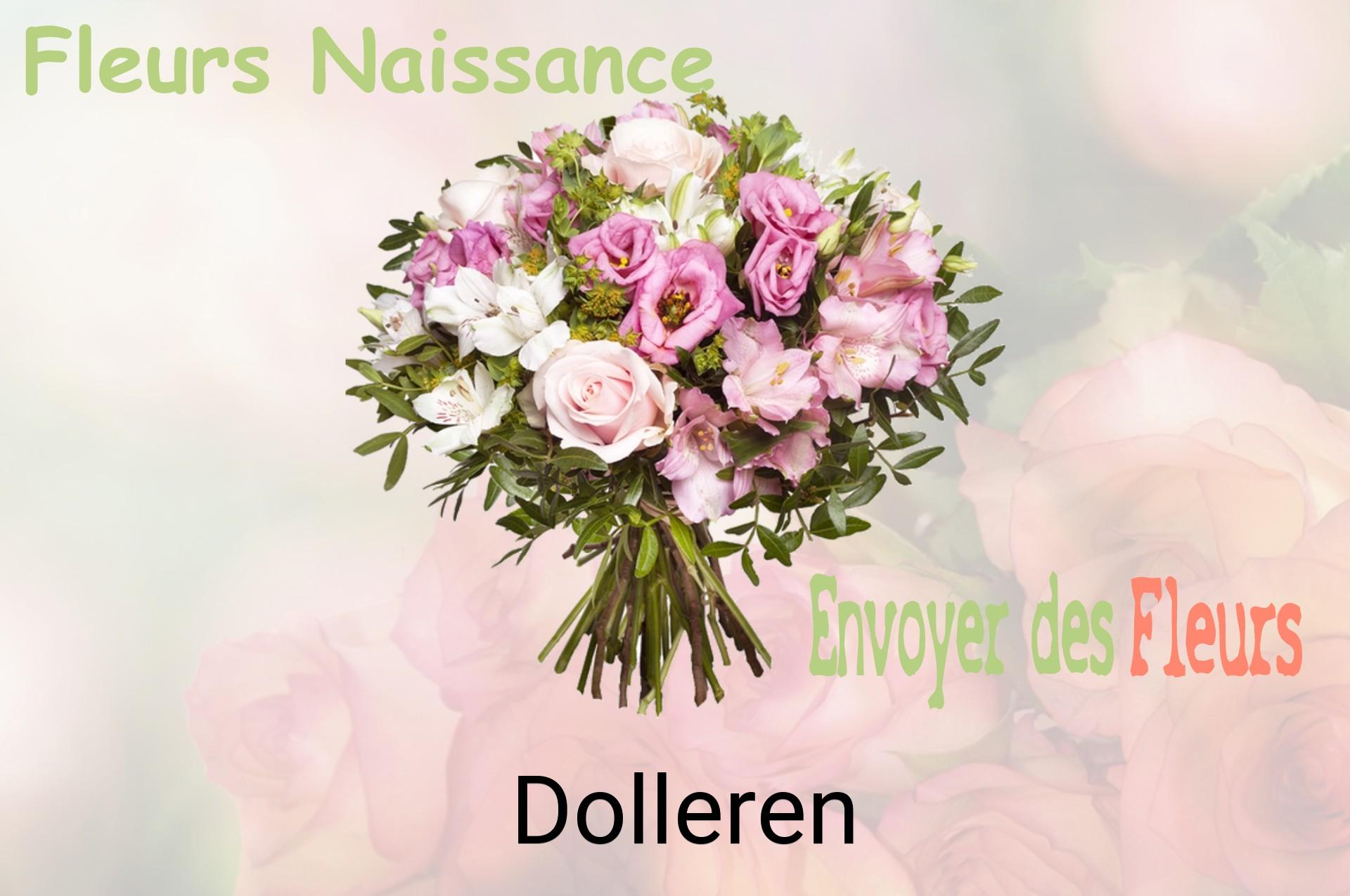 Bouquet de fleurs de naissance livré à Dolleren